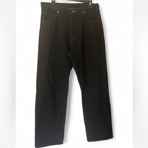 Wrangler 976T Cowboy Cut Jeans Black Denim 36x32 – 100% Cotton Made in Mexico